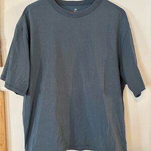 H&M Men's Blue T-Shirt